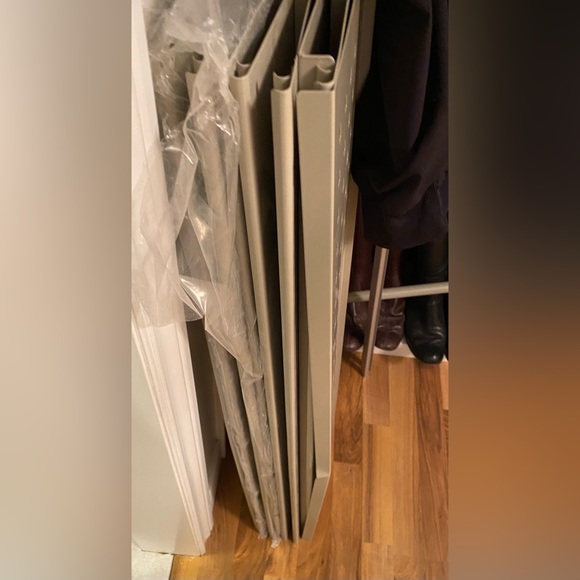 NIP IKEA PAX KOMPLEMENT shoe shelf for double door wardrobe metal painted tan - Picture 2 of 3